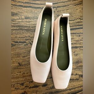 MARIA LUCA ALMOND AUGUSTA BALLET FLATS FROM TUCKERNUCK SZ 39 NEW NO BOX $475